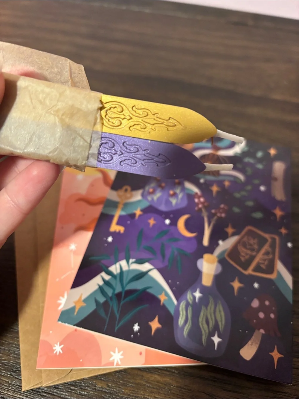 Wax Seal Stamp Set with Gold Eye Emblem - Goddess Provisions